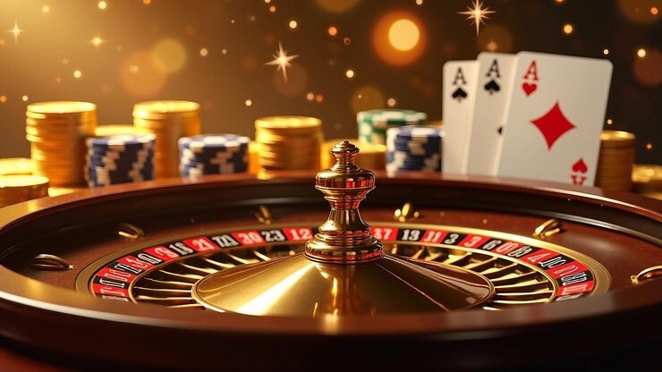 Game history and payout table display